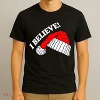 I Believe In Santa Claus Christmas T-Shirt thumb 3