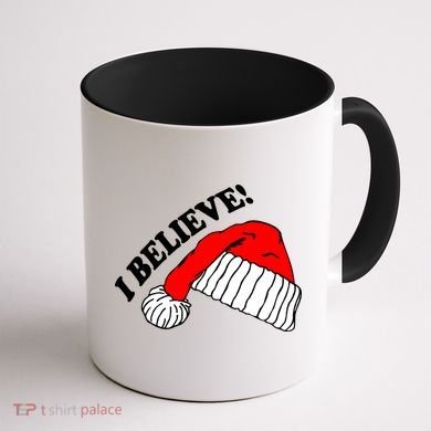 I Believe In Santa Claus Christmas Coffee Mug back