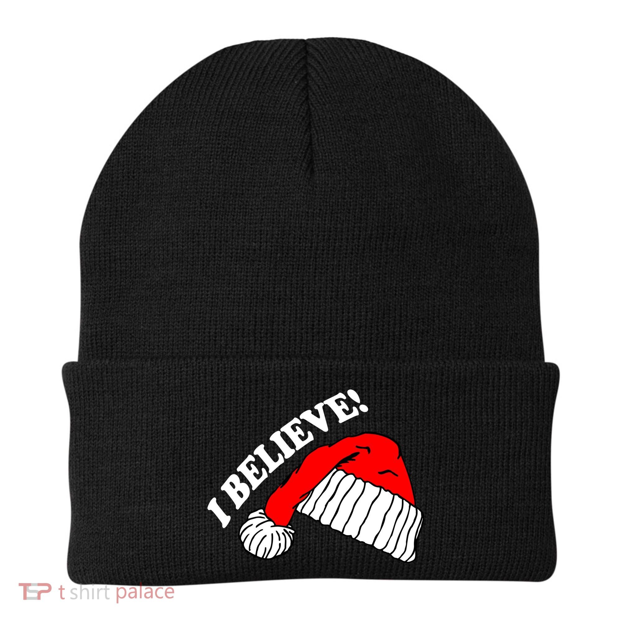 I Believe In Santa Claus Christmas Beanie