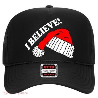 I Believe In Santa Claus Christmas Hat
