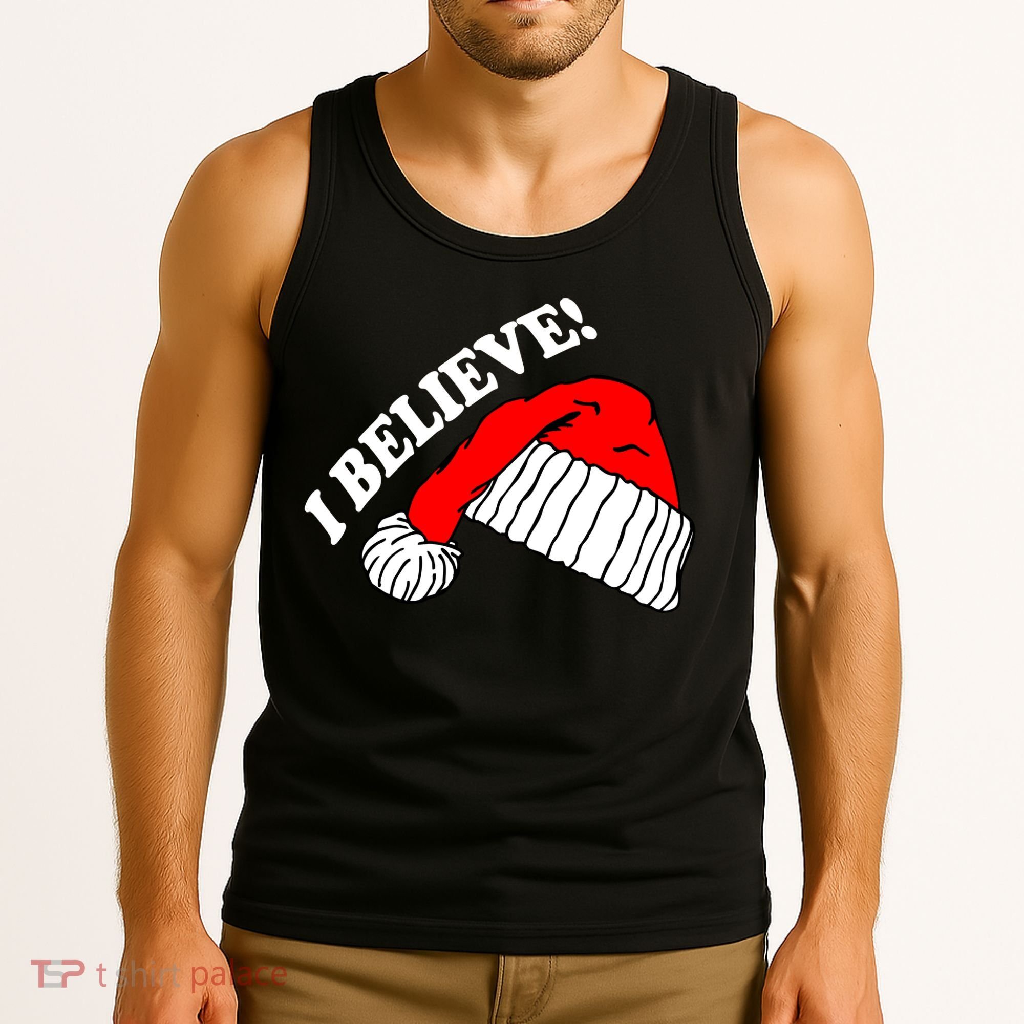 I Believe In Santa Claus Christmas Tank Top