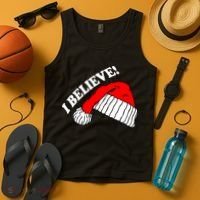 I Believe In Santa Claus Christmas Tank Top thumb 4