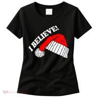 I Believe In Santa Claus Christmas Women's T-Shirt thumb 0