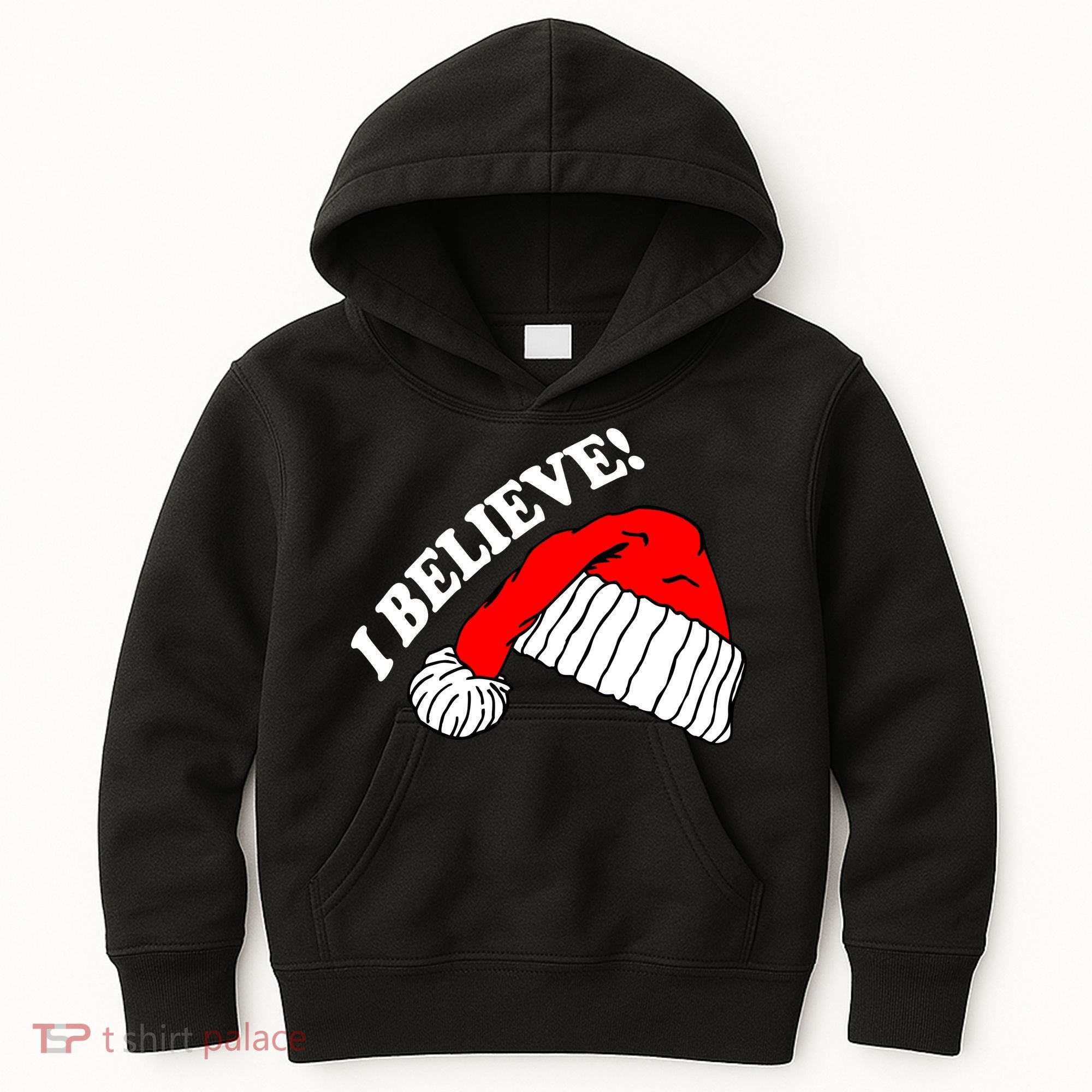 I Believe In Santa Claus Christmas Kids Hoodie