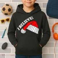 I Believe In Santa Claus Christmas Kids Hoodie thumb 2