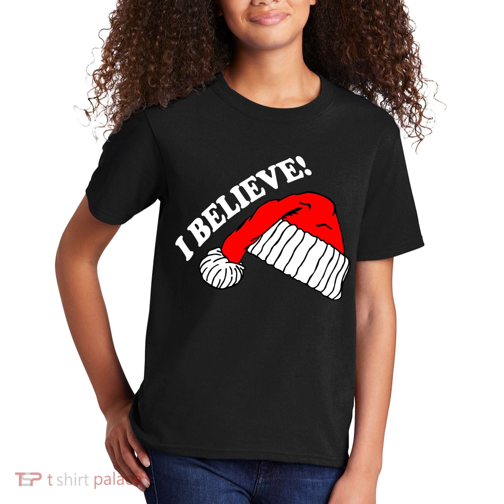 I Believe In Santa Claus Christmas Kids T-Shirt
