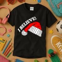 I Believe In Santa Claus Christmas Kids T-Shirt thumb 3