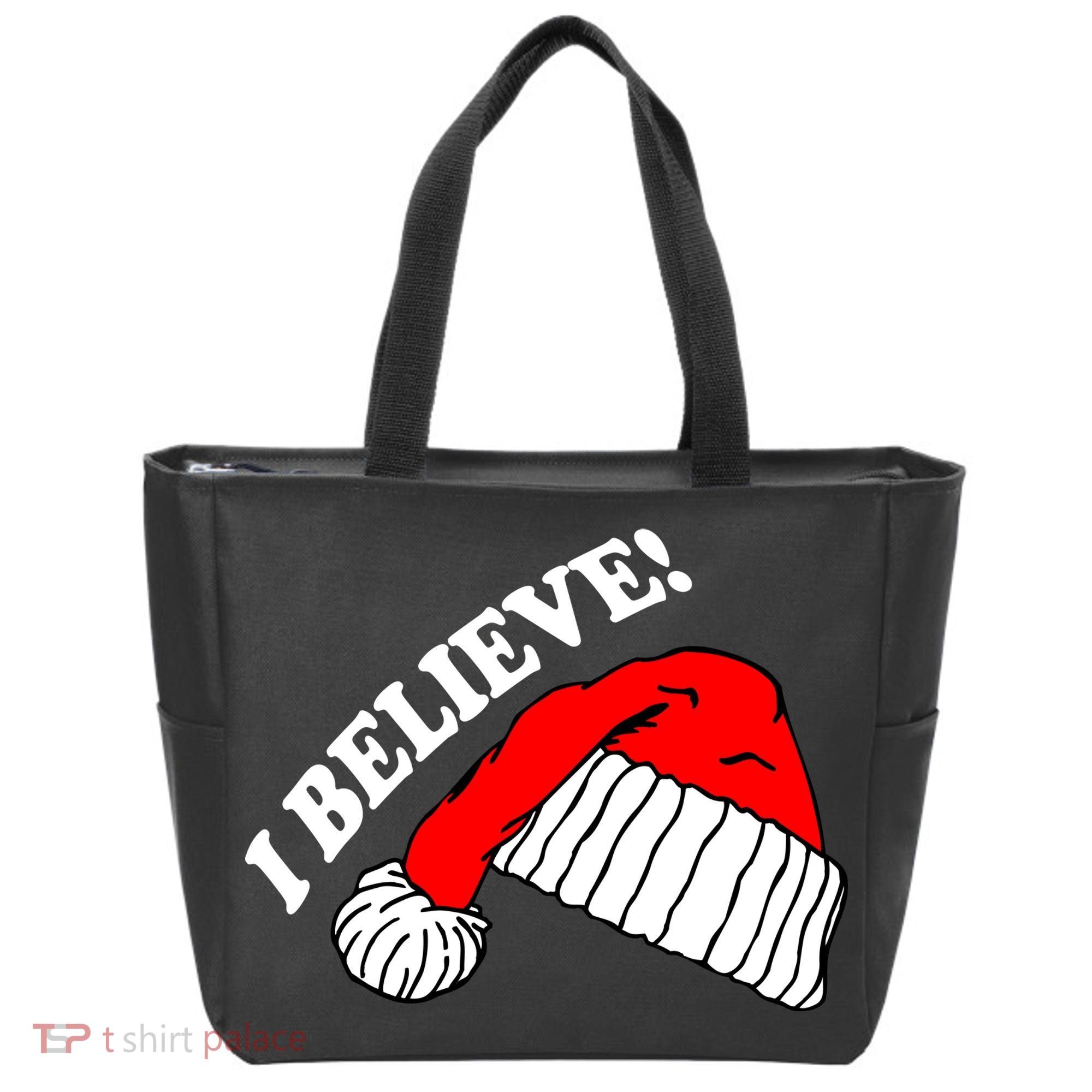I Believe In Santa Claus Christmas Tote Bag
