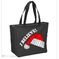 I Believe In Santa Claus Christmas Tote Bag thumb 2