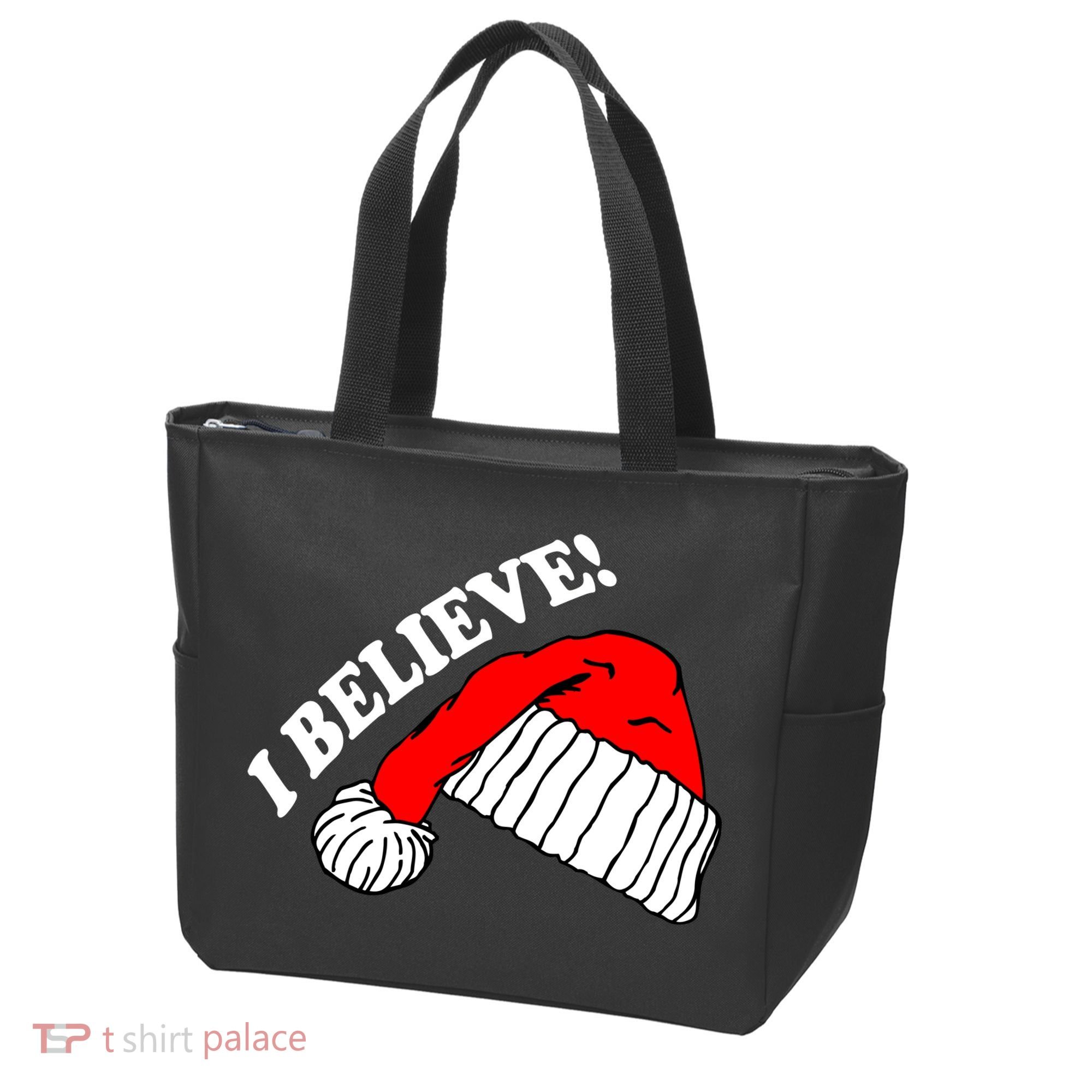 I Believe In Santa Claus Christmas Tote Bag