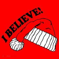 I Believe In Santa Claus Christmas Santa Hat thumb 1