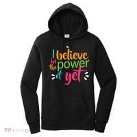 I Believe in the Power of Yet Growth Mindset Women's Hoodie thumb 0