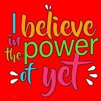 I Believe in the Power of Yet Growth Mindset Santa Hat thumb 1