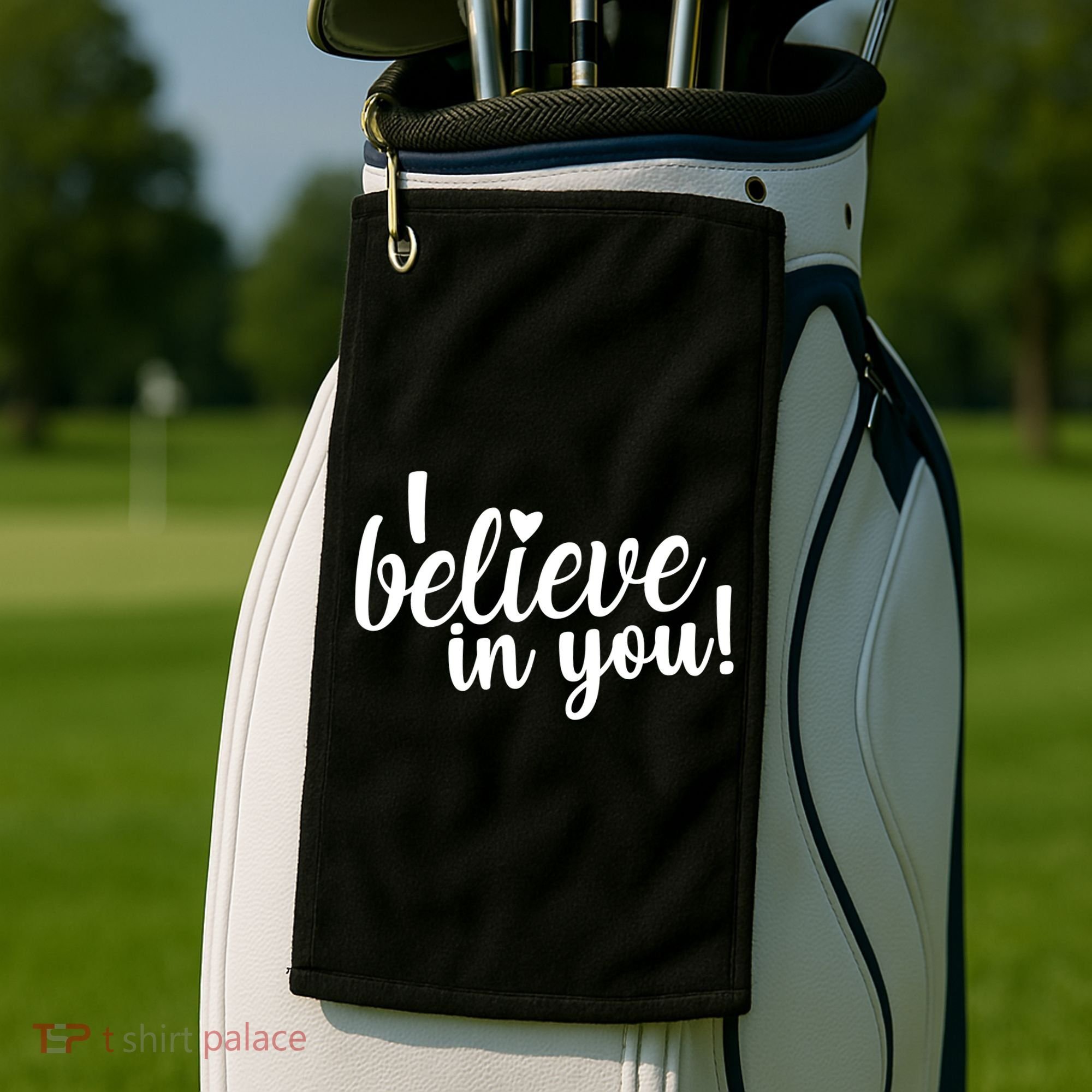I Believe In You Teacher Golf Towel