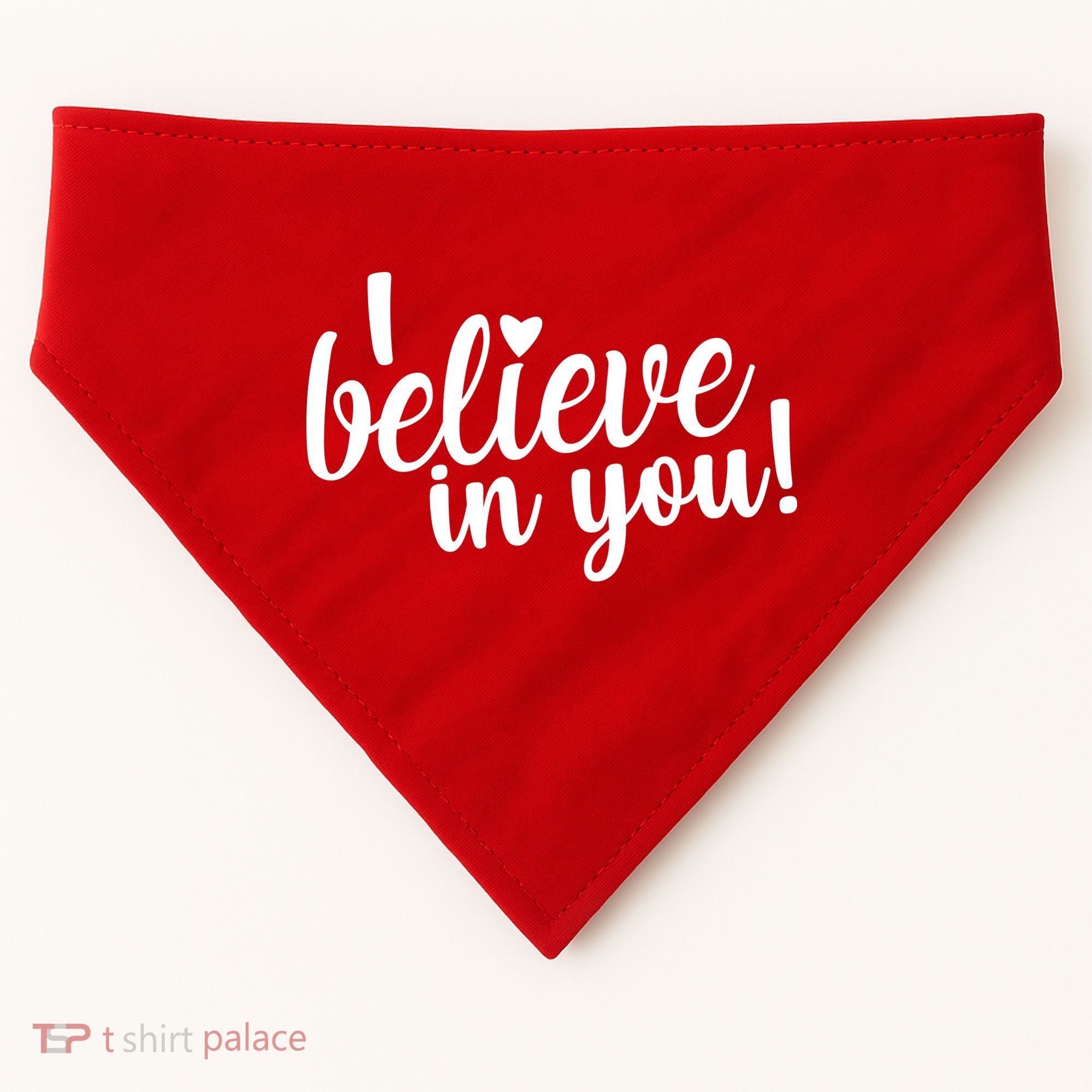 I Believe In You Teacher USA-Made Doggie Bandana