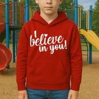 I Believe In You Teacher Kids Hoodie thumb 2