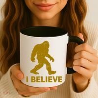 I Believe Sasquatch Bigfoot Coffee Mug thumb 3
