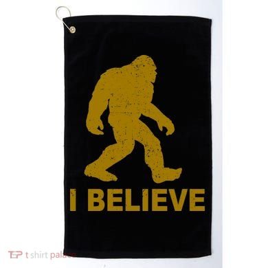 I Believe Sasquatch Bigfoot Golf Towel