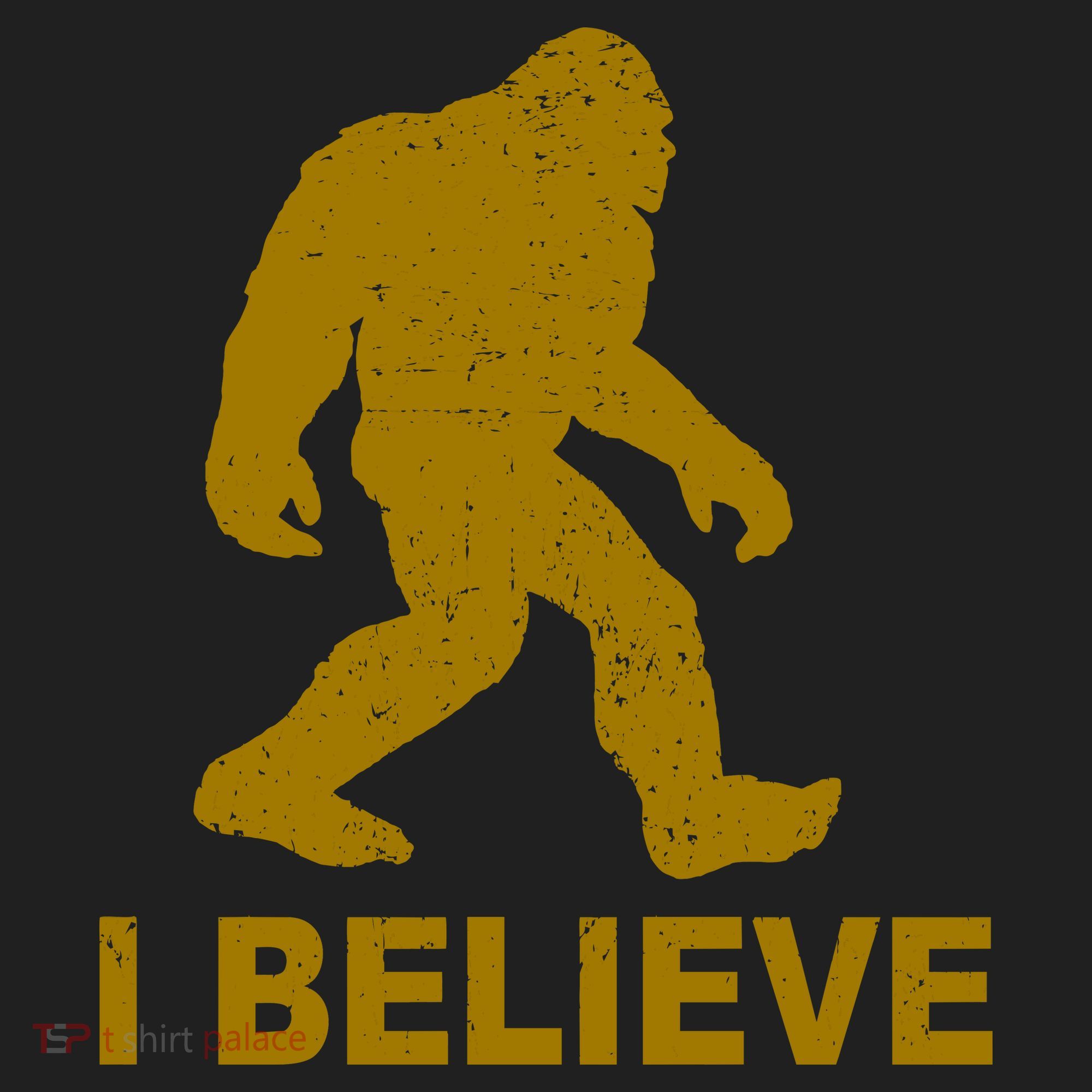 I Believe Sasquatch Bigfoot Golf Towel
