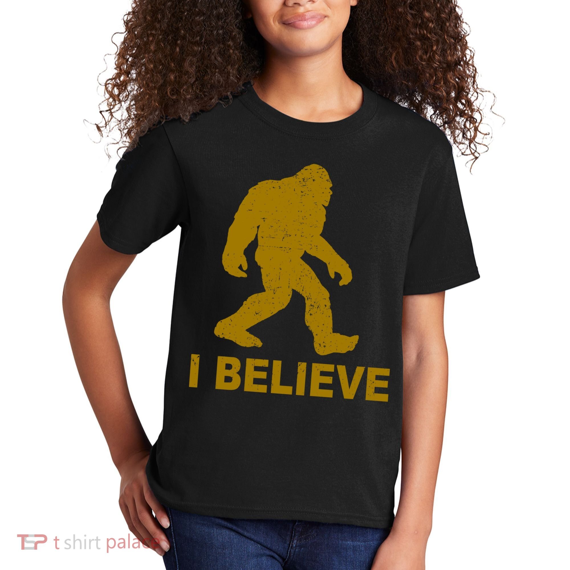 I Believe Sasquatch Bigfoot Kids T-Shirt