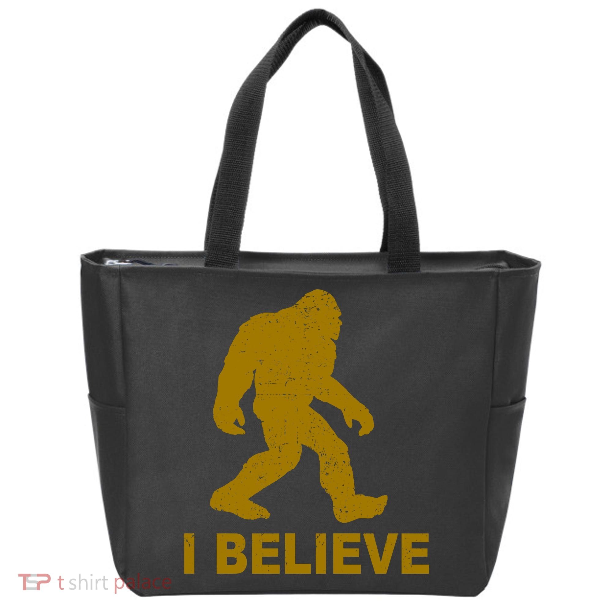I Believe Sasquatch Bigfoot Tote Bag