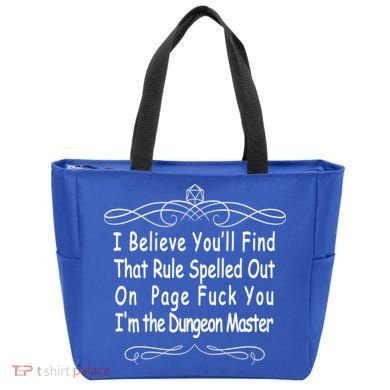 I Believe You'll That Rule Dungeon Master Tote Bag