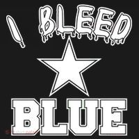 I Bleed Blue Dallas, Texas Fan Pride Backpack thumb 2