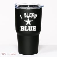 I Bleed Blue Dallas, Texas Fan Pride Tumbler thumb 0