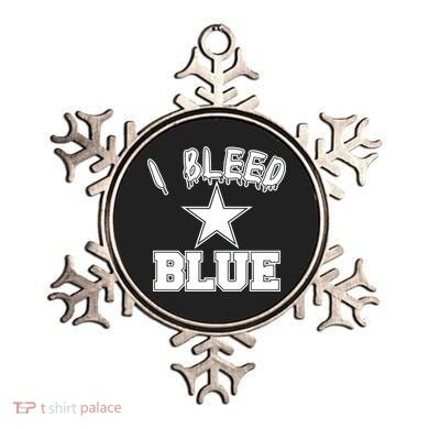 I Bleed Blue Dallas, Texas Fan Pride Ornament