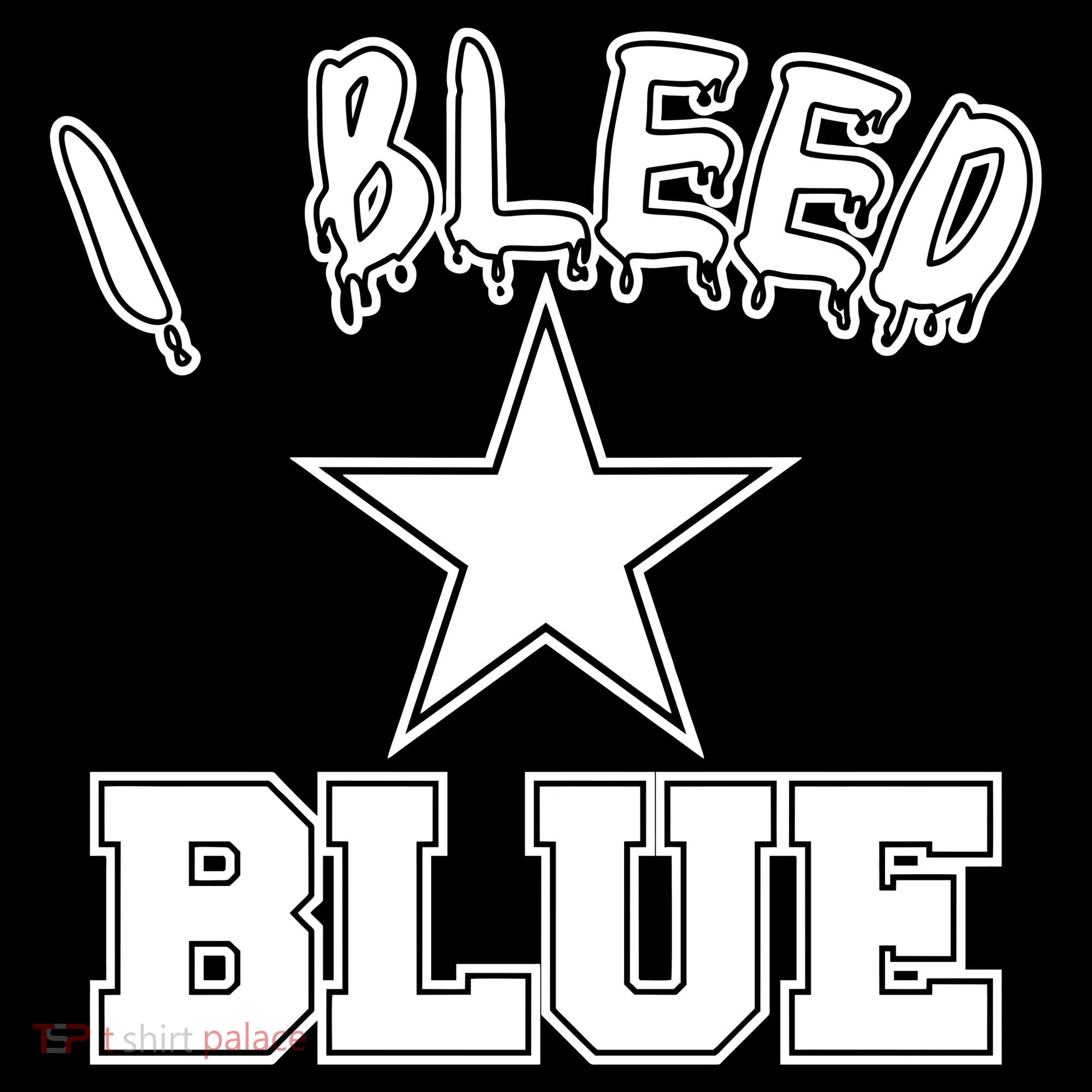 I Bleed Blue Dallas, Texas Fan Pride Ornament