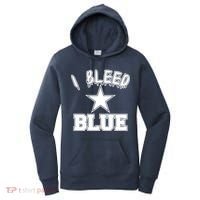 I Bleed Blue Dallas, Texas Fan Pride Women's Hoodie thumb 0