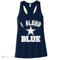 I Bleed Blue Dallas, Texas Fan Pride Women's Tank Top thumb 0