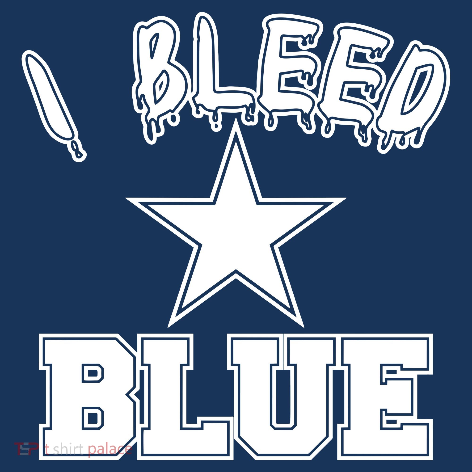 I Bleed Blue Dallas, Texas Fan Pride Hat
