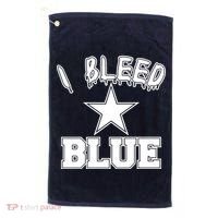 I Bleed Blue Dallas, Texas Fan Pride Golf Towel thumb 0