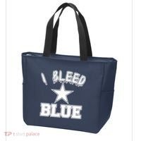 I Bleed Blue Dallas, Texas Fan Pride Tote Bag thumb 3