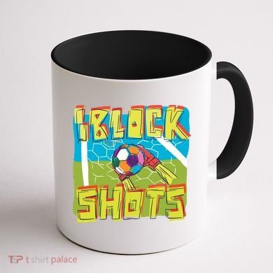 I Block Shots Coffee Mug back