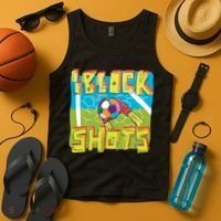 I Block Shots Tank Top thumb 4