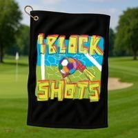 I Block Shots Golf Towel thumb 1