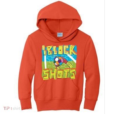 I Block Shots Kids Hoodie