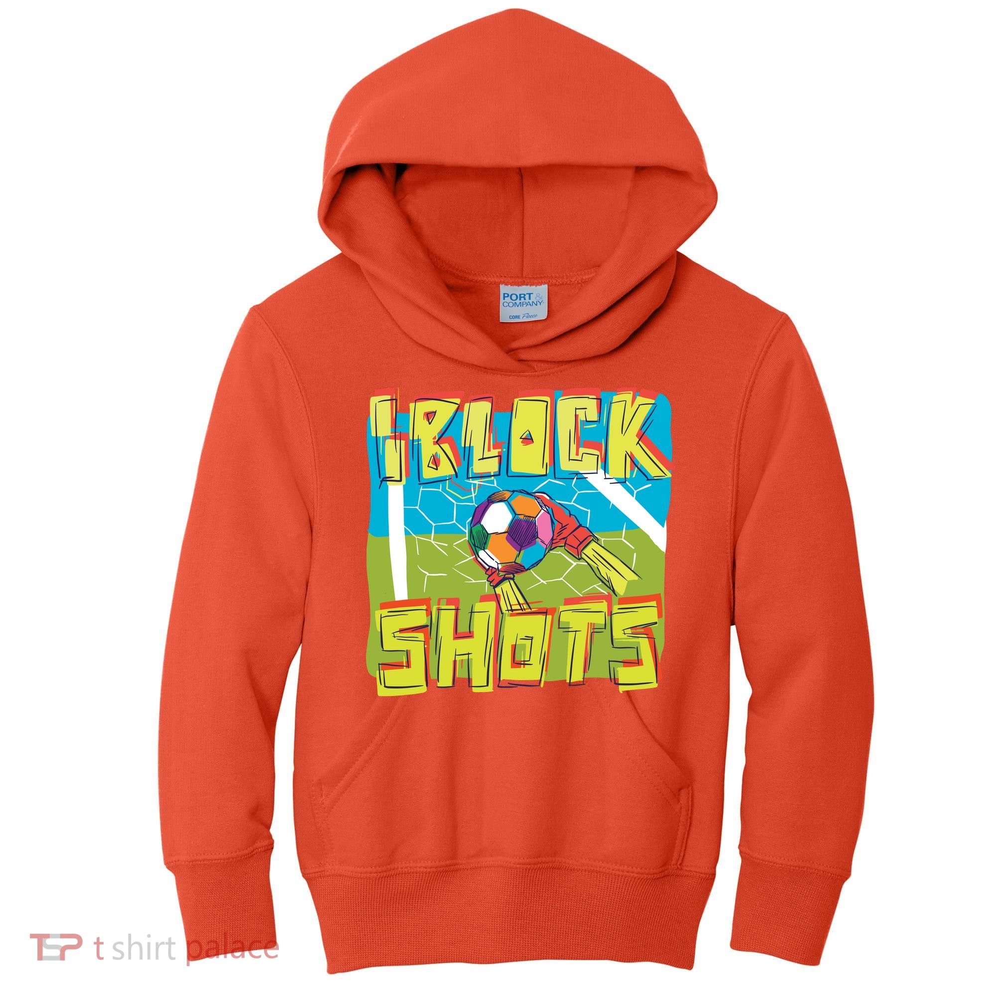 I Block Shots Kids Hoodie