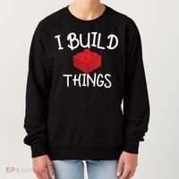 I Build Things Building Blocks Women's Sweatshirt thumb 0