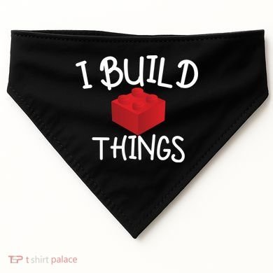 I Build Things Building Blocks USA-Made Doggie Bandana