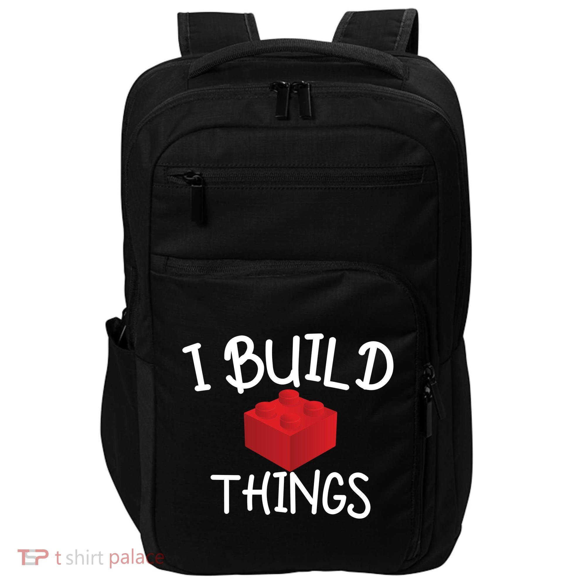 I Build Things Building Blocks Impact Tech Backpack