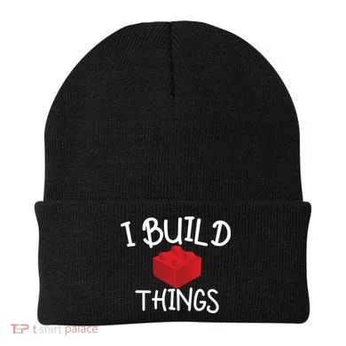 I Build Things Building Blocks Beanie