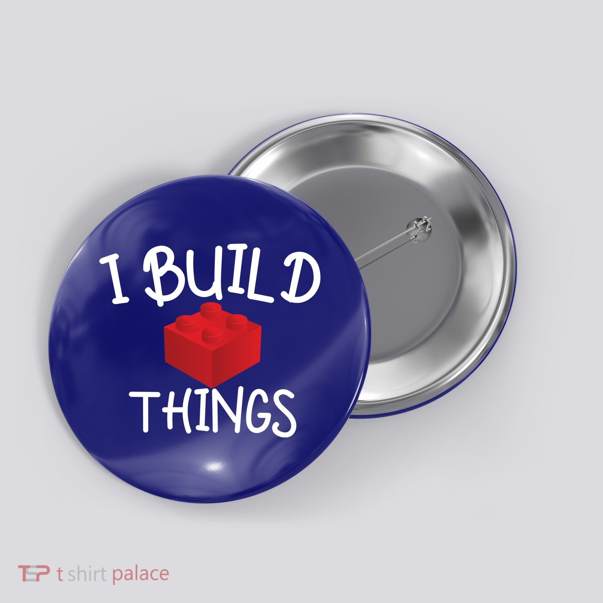 I Build Things Building Blocks Button
