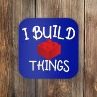 I Build Things Building Blocks Coaster thumb 0