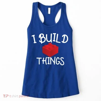I Build Things Building Blocks Women's Tank Top