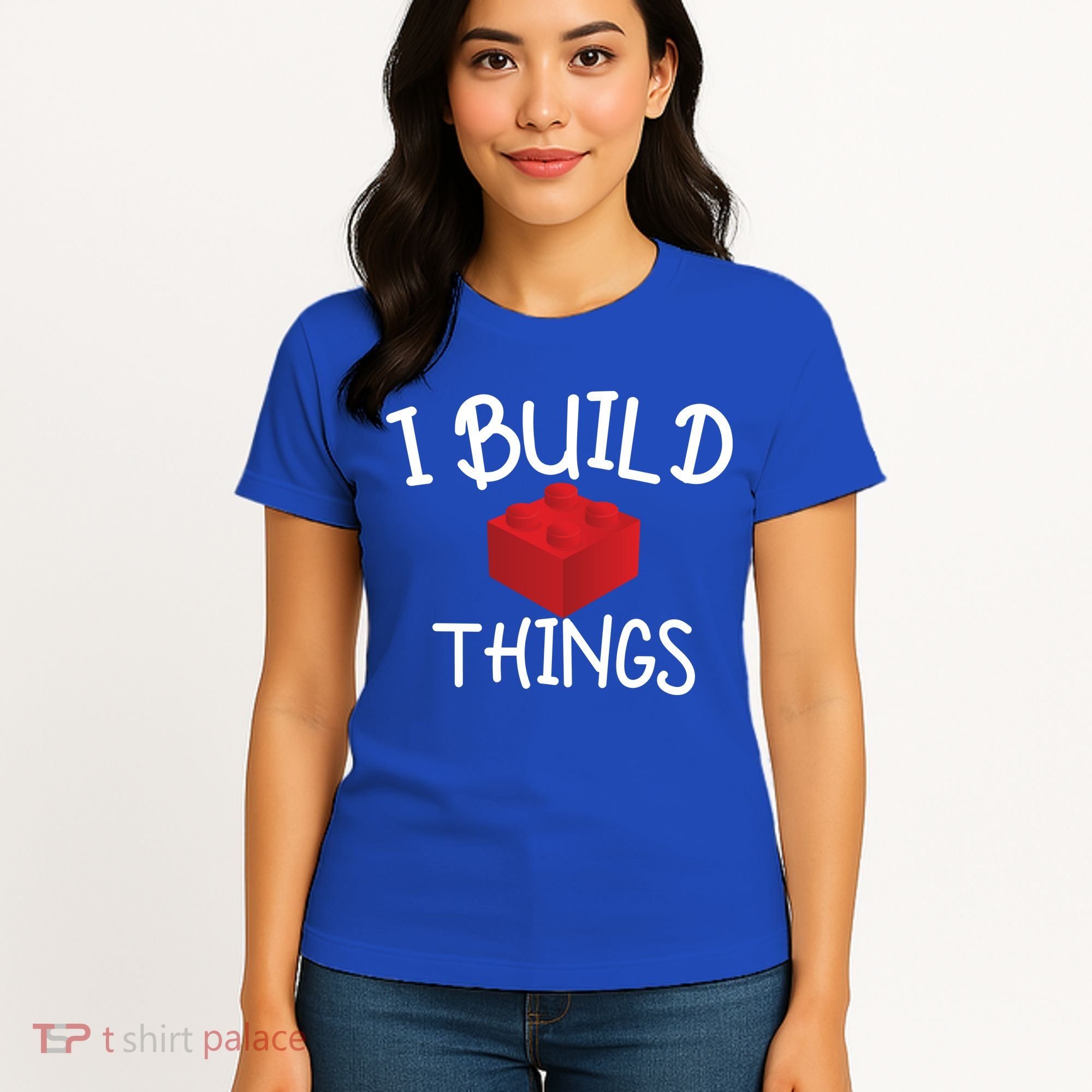 I Build Things Building Blocks Women's T-Shirt