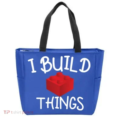 I Build Things Building Blocks Tote Bag