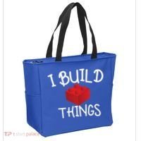 I Build Things Building Blocks Tote Bag thumb 2